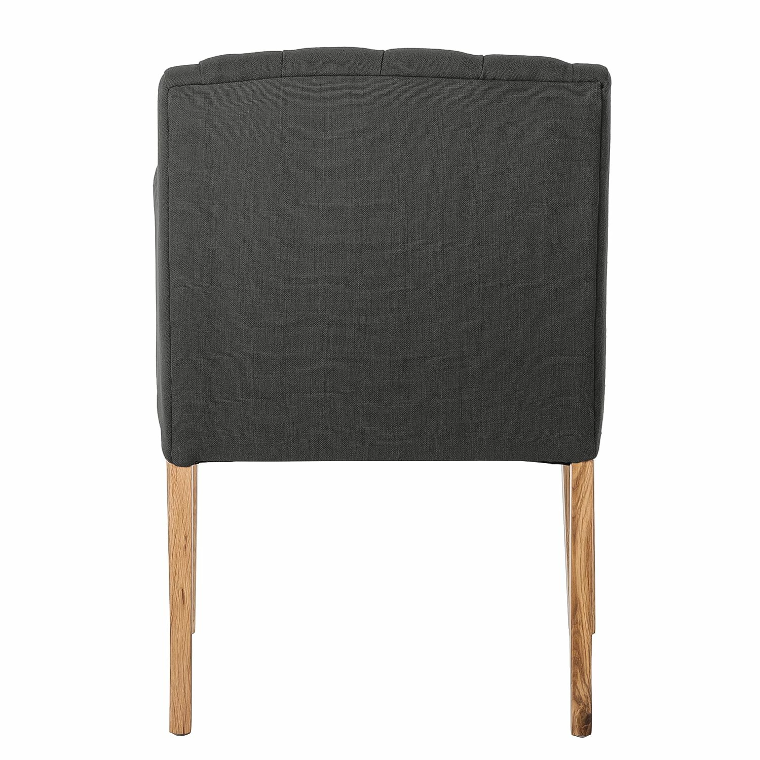 Maison Belfort Chaise à accoudoirs Austin - Tissu Kyra: Gris foncé 7 Maison Belfort Chaise à accoudoirs Austin - Tissu Kyra: Gris foncé – Image 5