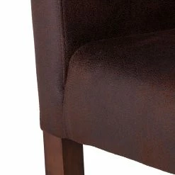 Maison Belfort Chaise à accoudoirs Lincoln II - Marron 19 Maison Belfort Chaise à accoudoirs Lincoln II - Marron -Chaises Boutique armlehnstuhl lincoln kunstleder braun birke hellbraun 622738