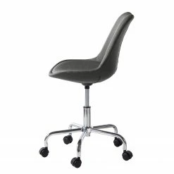 Mørteens Chaise pivotante Aledas - Tissu Cors: Gris foncé - Chrome brillant -Chaises Boutique buerodrehstuhl aledas ii webstoff metall 4851368