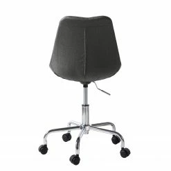 Mørteens Chaise pivotante Aledas - Tissu Cors: Gris foncé - Chrome brillant -Chaises Boutique buerodrehstuhl aledas ii webstoff metall 4851372