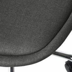 Mørteens Chaise pivotante Aledas - Tissu Cors: Gris foncé - Chrome brillant -Chaises Boutique buerodrehstuhl aledas ii webstoff metall 4851380