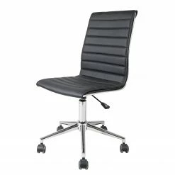 Mooved Chaise de bureau Marilyn - Imitation cuir - Noir -Chaises Boutique buerodrehstuhl marilyn kunstleder schwarz 3325569