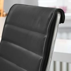 Mooved Chaise de bureau Marilyn - Imitation cuir - Noir -Chaises Boutique buerodrehstuhl marilyn kunstleder schwarz 3628337