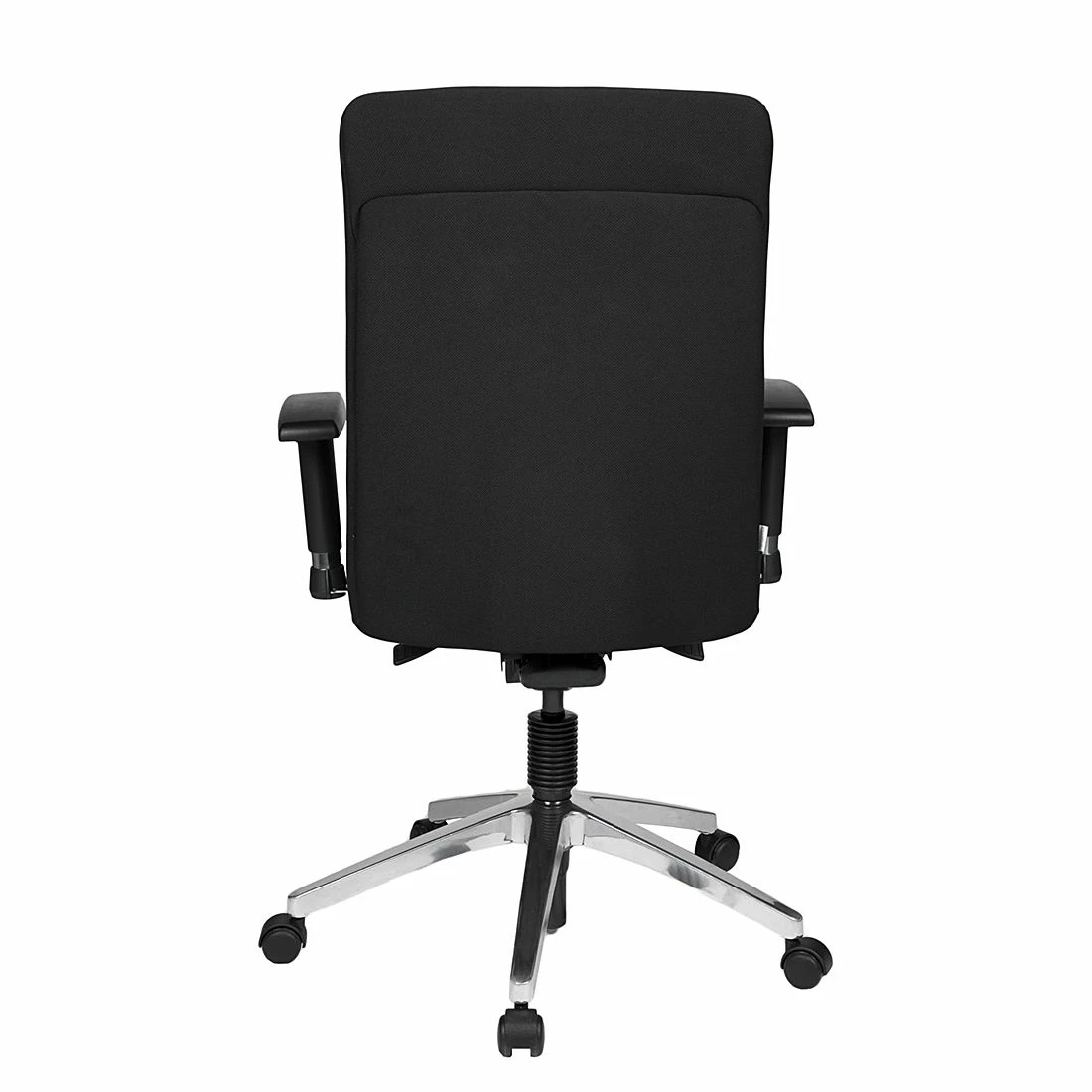 Duo Collection Chaise de bureau Linz II - Tissu noir 6 Duo Collection Chaise de bureau Linz II - Tissu noir – Image 4