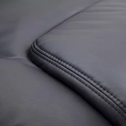 Fredriks Fauteuil de direction Deverre XXL - Imitation cuir - Noir / Argenté -Chaises Boutique chefsessel deverre xxl kunstleder schwarz silber 5159128