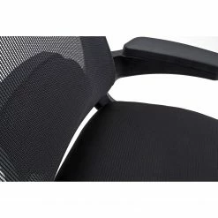 Fredriks Chaise de bureau pivotante Gandy XXL - Tissu / Métal - Noir -Chaises Boutique chefsessel gandy xxl mesh webstoff schwarz 5159296