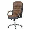 Duo Collection Fauteuil de bureau Marco -Chaises Boutique chefsessel mads kunstleder vintage braun schwarz 3337349
