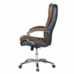 Duo Collection Fauteuil de bureau Marco -Chaises Boutique chefsessel mads kunstleder vintage braun schwarz 3337357