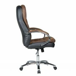 Duo Collection Fauteuil de bureau Marco -Chaises Boutique chefsessel mads kunstleder vintage braun schwarz 3337373