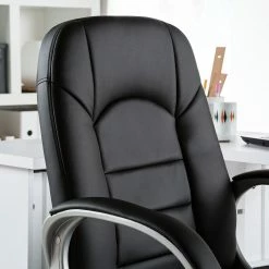 Fredriks Fauteuil de direction Steve II - Imitation cuir - Noir -Chaises Boutique chefsessel steve ii kunstleder schwarz 3374909