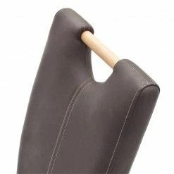 Ars Natura Chaises rembourrées Alessia (lot de 2) - Marron / Chêne 11 Ars Natura Chaises rembourrées Alessia (lot de 2) - Marron / Chêne -Chaises Boutique eiche 582826