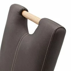 Ars Natura Chaises rembourrées Alessia (lot de 2) - Marron / Chêne 13 Ars Natura Chaises rembourrées Alessia (lot de 2) - Marron / Chêne -Chaises Boutique eiche 582834