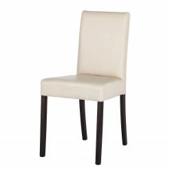 Ars Natura Chaises Flen (lot de 2) - Beige - Hêtre foncé -Chaises Boutique esszimmerstuhl flen 2er set beige buche dunkelbraun 3327289