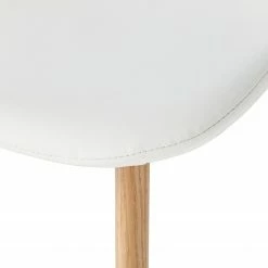 Mørteens Chaise capitonnée Iskmo - Blanc - Lot de 2 -Chaises Boutique esszimmerstuhl iskmo 2er set webstoff weiss 4034864