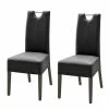 Ars Natura Chaises Lenya (lot de 2) - Cuir synthétique noir / Hêtre marron foncé 2 Ars Natura Chaises Lenya (lot de 2) - Cuir synthétique noir / Hêtre marron foncé -Chaises Boutique esszimmerstuhl lenya 2er set kunstleder schwarz buche dunkelbraun 4278192