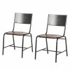 Ars manufacti Chaises Tamati (lot de 2) - Pin massif / acier inoxydable - pin / noir -Chaises Boutique esszimmerstuhl tamati 2er set pinie massiv metall 4922728