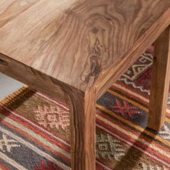 Wolf-Möbel Chaises Yoga (lot de 2) - Sheesham massif - Naturel -Chaises Boutique esszimmerstuhl yoga 2er set sheesham massiv natur 3373645