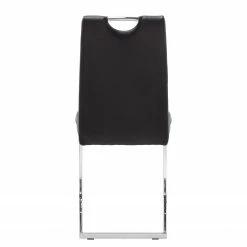 Roomscape Chaise cantilever Pasala - Noir - Lot de 2 -Chaises Boutique freischwinger pasala 2er set kunstleder schwarz 3995440