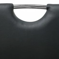 Roomscape Chaise cantilever Pasala - Noir - Lot de 2 -Chaises Boutique freischwinger pasala 2er set kunstleder schwarz 3995456