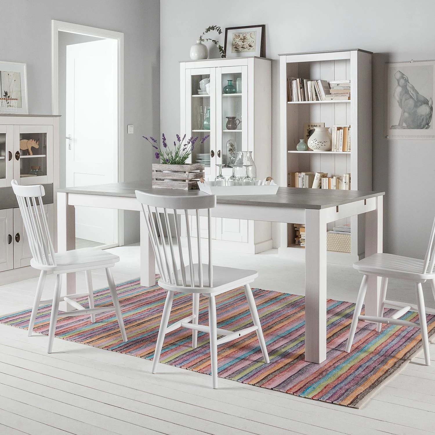 Mørteens Chaises Jalenas (lot de 2) - Blanc 6 Mørteens Chaises Jalenas (lot de 2) - Blanc – Image 4