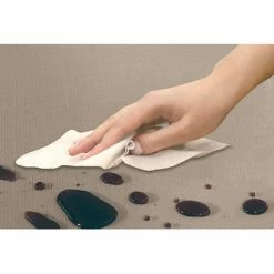 Ars Natura Chaises capitonnée Foxa (lot de 2) - Tissu / Hêtre massif - Hêtre - Taupe / Chêne -Chaises Boutique polsterstuhl demius 2er set webstoff taupe eiche 1935922