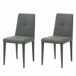 Mørteens Chaises Desana (lot de 2) - Gris foncé