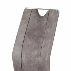 Fredriks Chaises Scalea (lot de 2) - Gris vintage -Chaises Boutique polsterstuhl scalea 2er set kunstleder solinograu 4695376