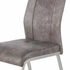 Fredriks Chaises Scalea (lot de 2) - Gris vintage -Chaises Boutique polsterstuhl scalea 2er set kunstleder solinograu 4695388