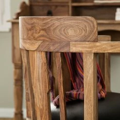 Wolf-Möbel Fauteuil Bombay - Noir 19 Wolf-Möbel Fauteuil Bombay - Noir -Chaises Boutique sessel bombay sheesham massiv natur schwarz 1406894